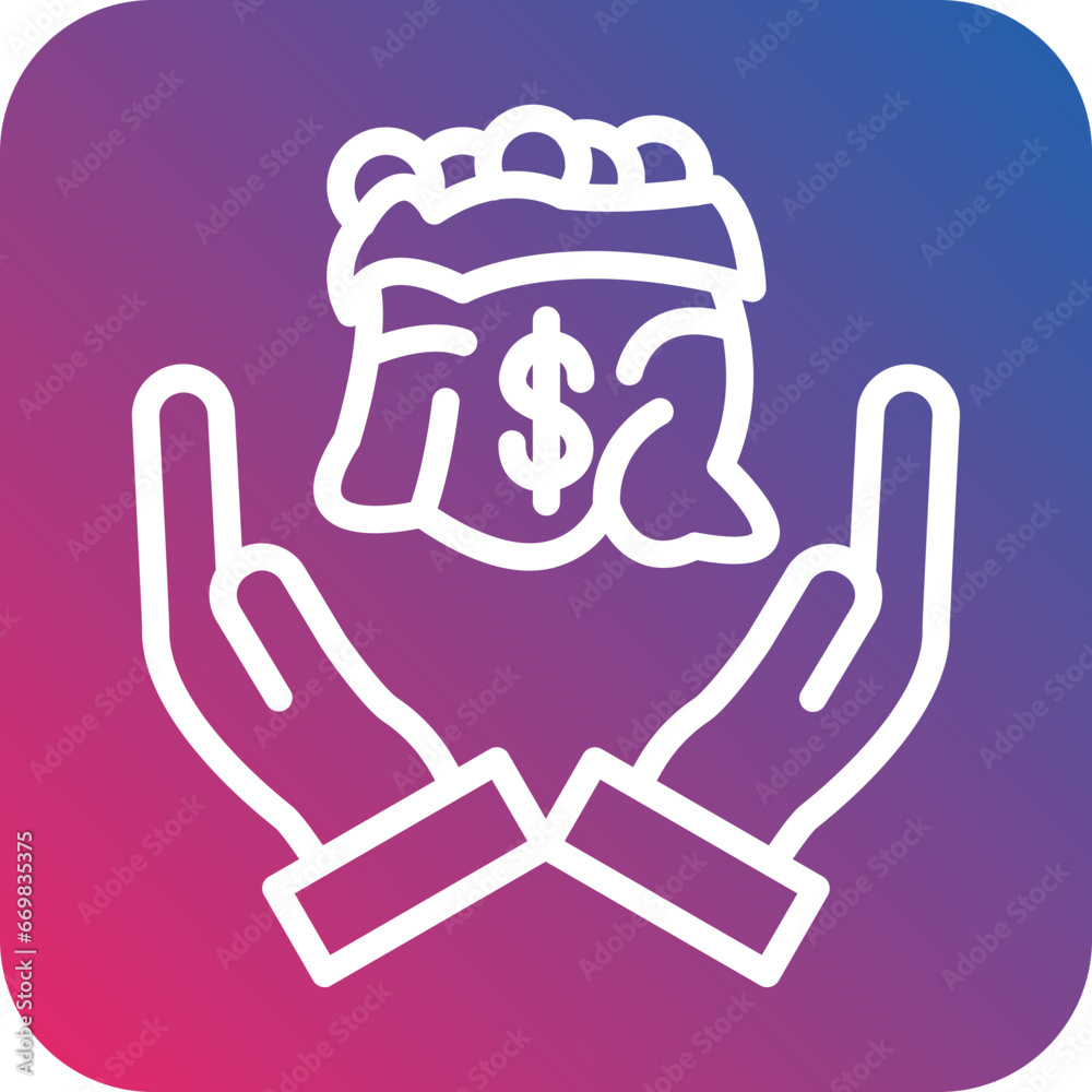 Vector Design Financial Help Icon Style Vector Design Financial Help Icon Style