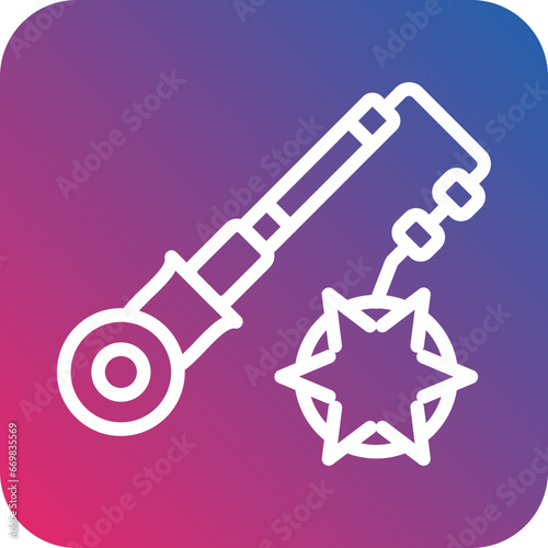 Vector Design Flail Icon Style