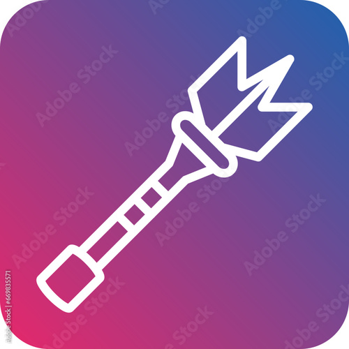 Vector Design Lance Icon Style