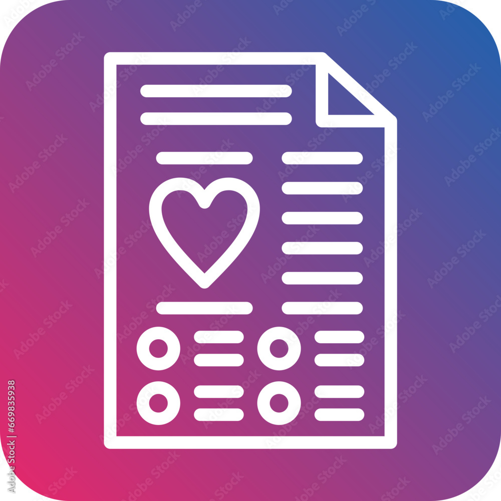 Vector Design Wishlist Icon Style Vector Design Wishlist Icon Style