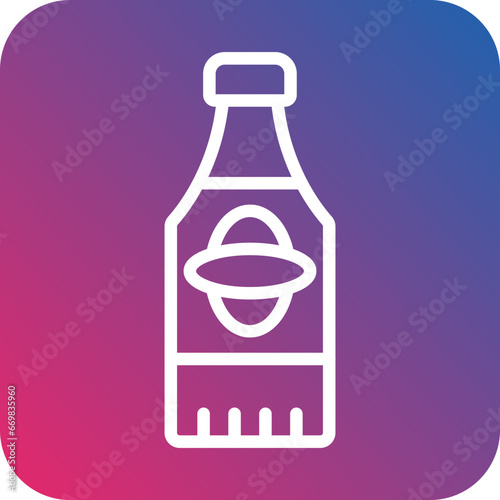 Vector Design Bottle Icon Style