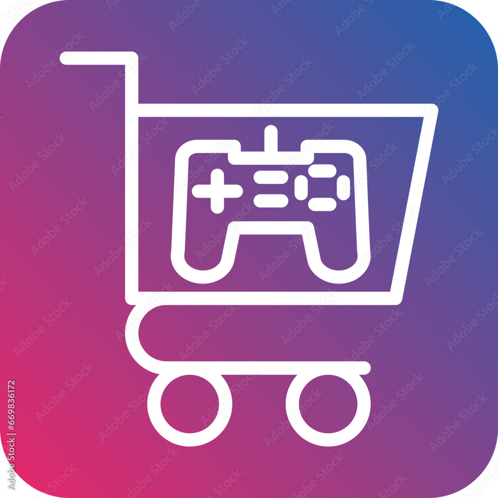 Vector Design Purchase Game Icon Style Vector Design Purchase Game Icon Style