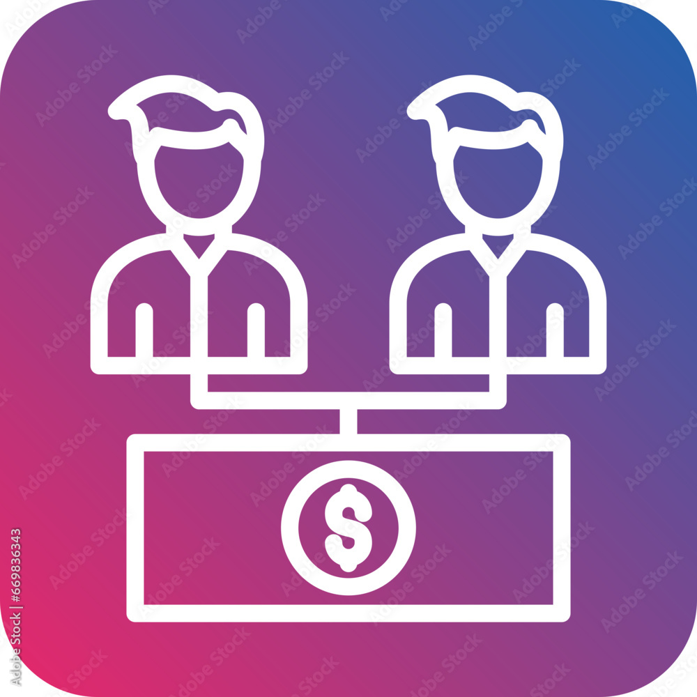 Vector Design Equity Crowdfunding Icon Style Vector Design Equity Crowdfunding Icon Style