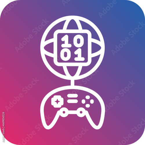 Vector Design Digital Edition Icon Style