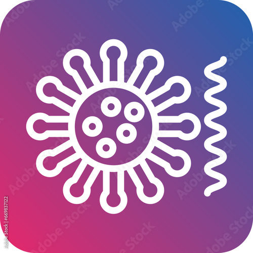 Vector Design Bacteria And Virus Icon Style