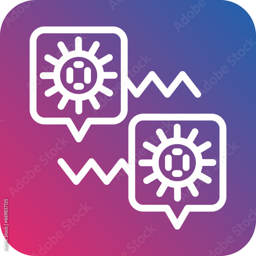 Vector Design Bioethics Debate Icon Style