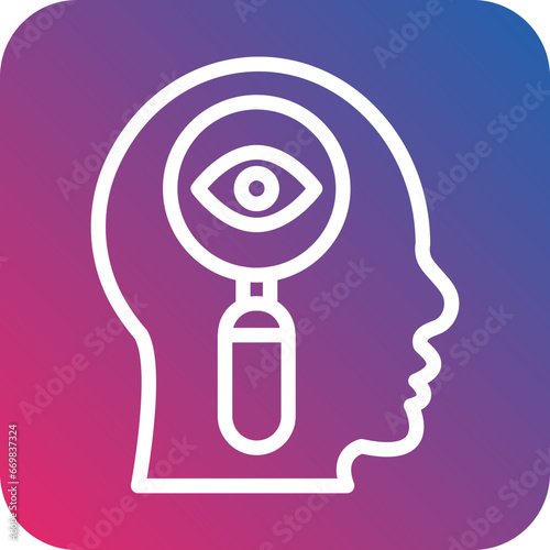 Vector Design Observation Icon Style