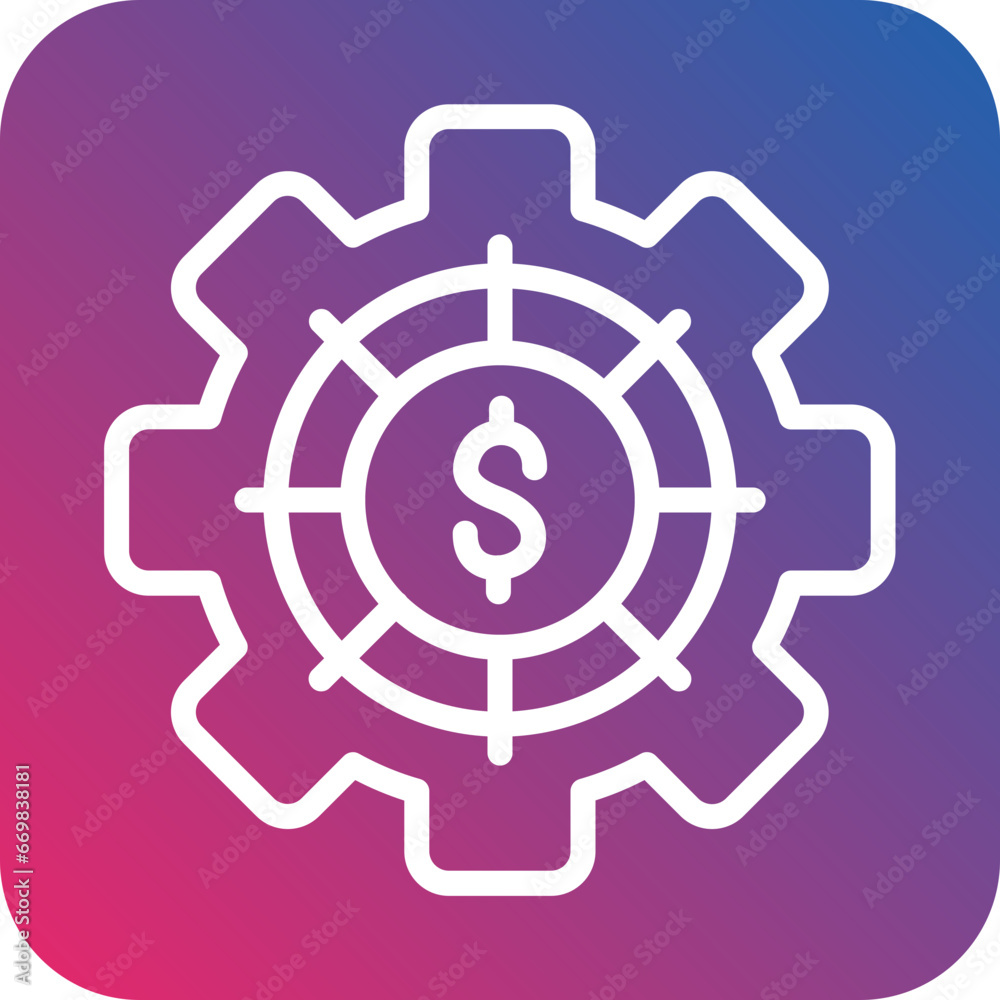 Vector Design Cost Management Icon Style Vector Design Cost Management Icon Style