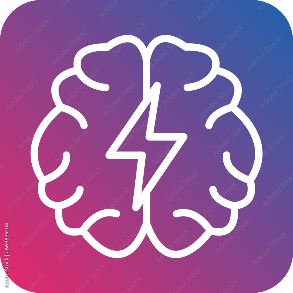 Vector Design Brainstorm Icon Style Vector Design Brainstorm Icon Style