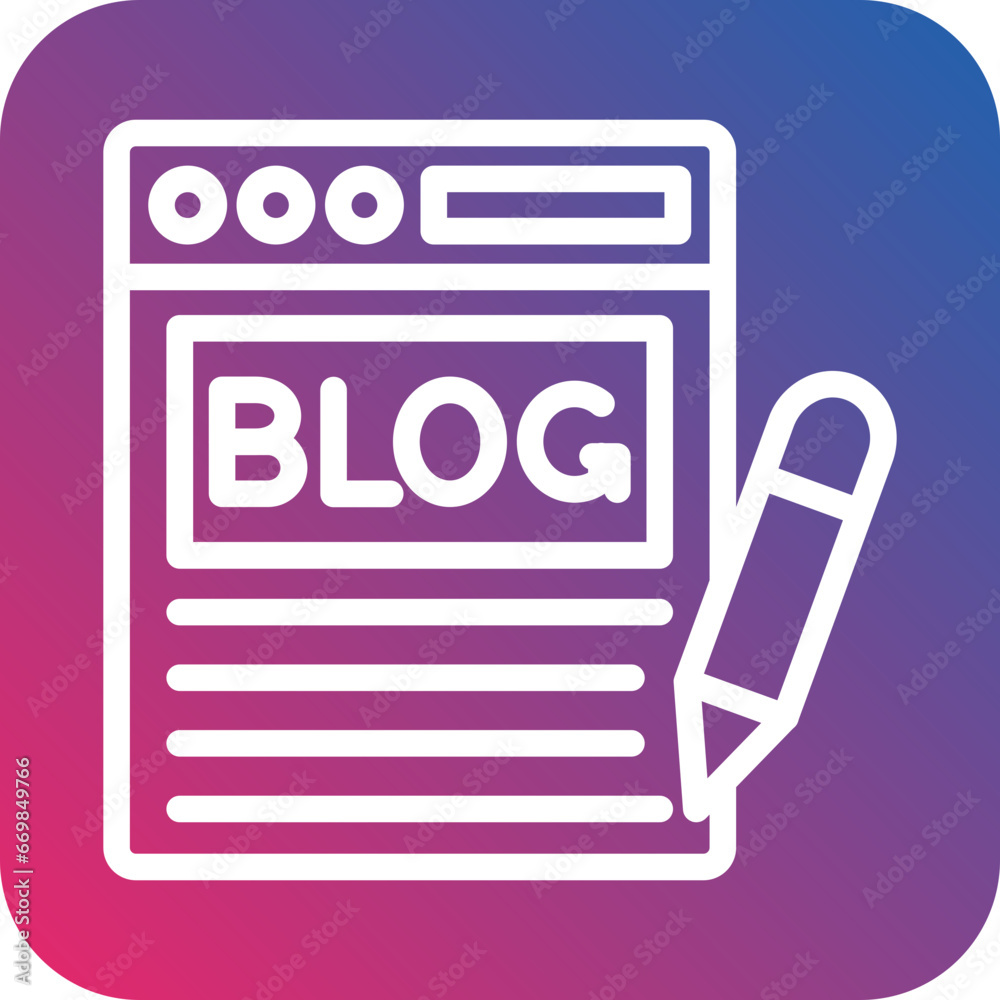 Blog Icon Style
