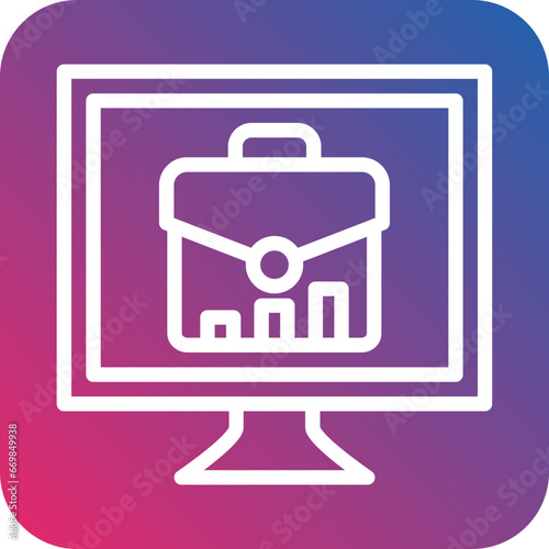 Online Business Icon Style