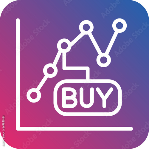 Buy Stocks Icon Style