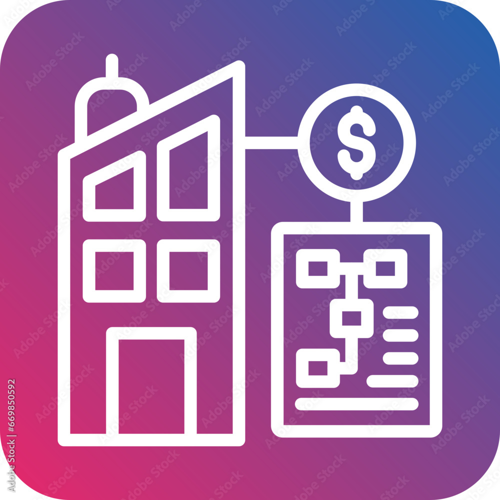 Building Strategy Icon Style Building Strategy Icon Style