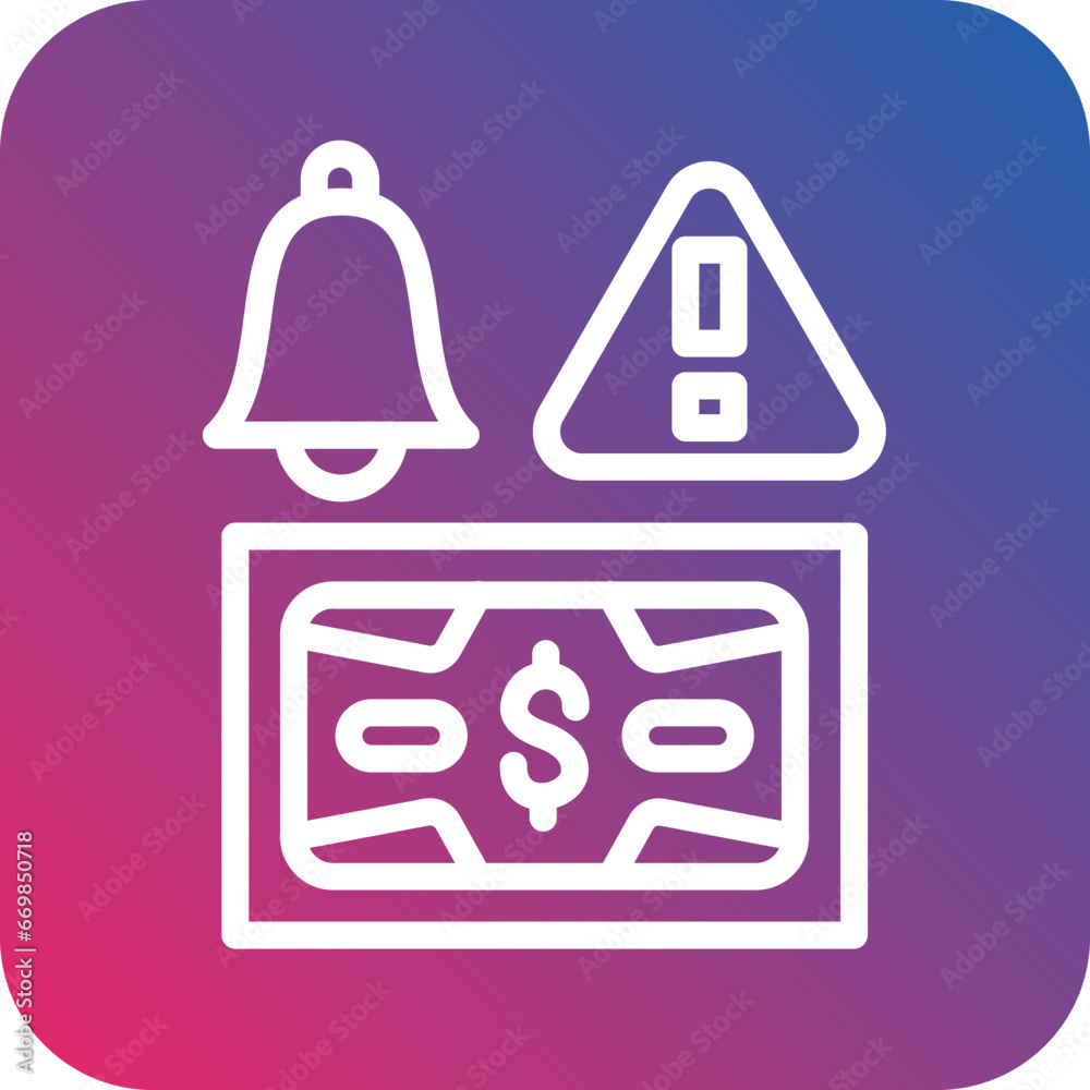 Rate Alerts Icon Style Rate Alerts Icon Style