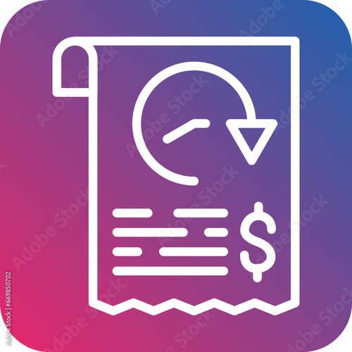 Transaction History Icon Style