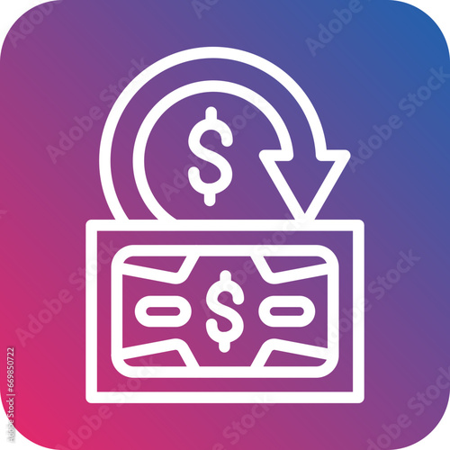 Money Back Guarantee Icon Style