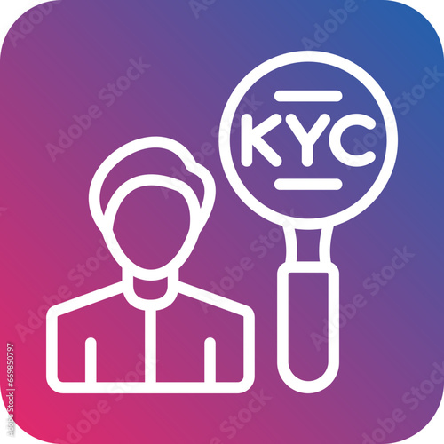 Know Your Customer Icon Style
