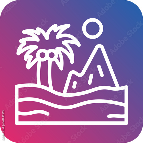 Desert Oasis Icon Style