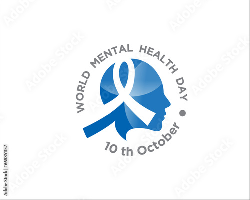 world mental health care and cancer care logo designs