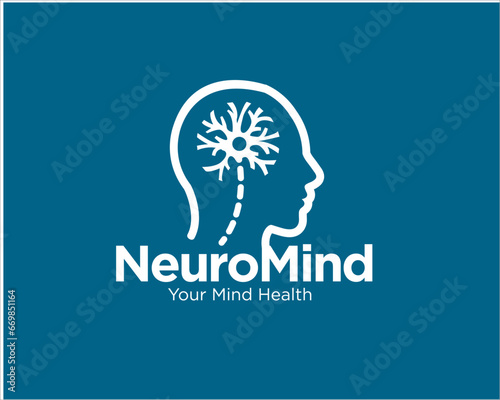 neuron mind logo designs for medical service