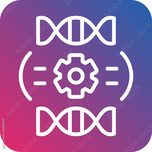 Genetic Engineering Icon Style