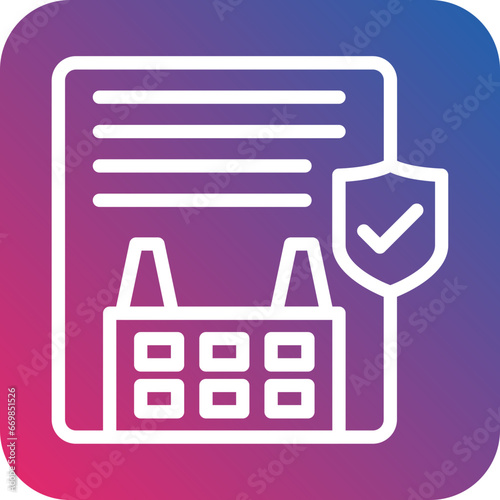 Industry Regulations Icon Style