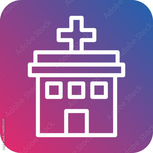 Healthcare Center Icon Style