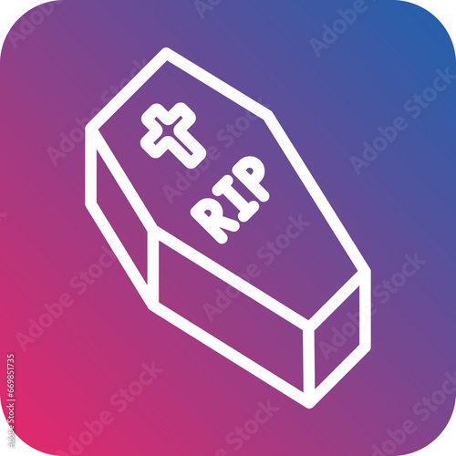 People Coffin Icon Style