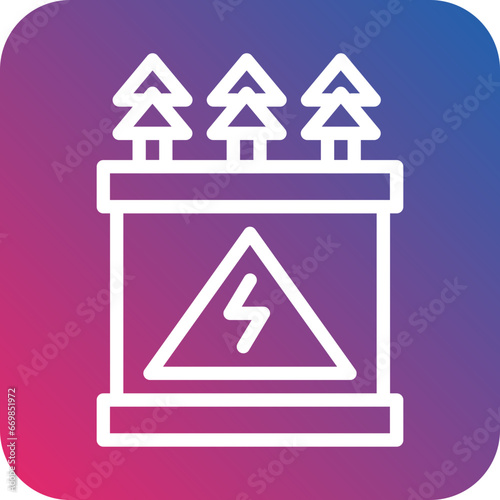 Power Transformer Icon Style