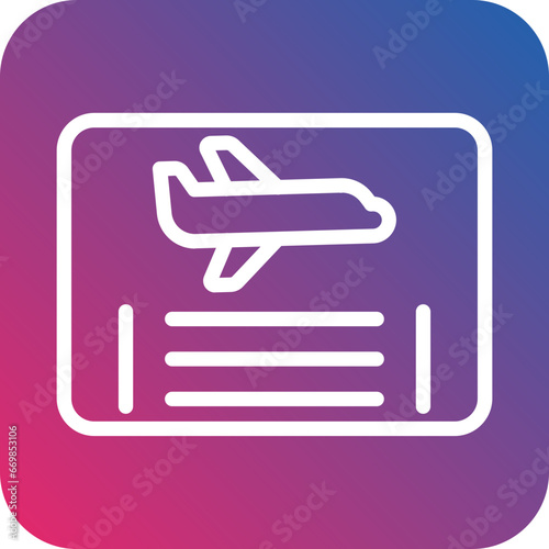 Frequent Flyer Program Icon Style