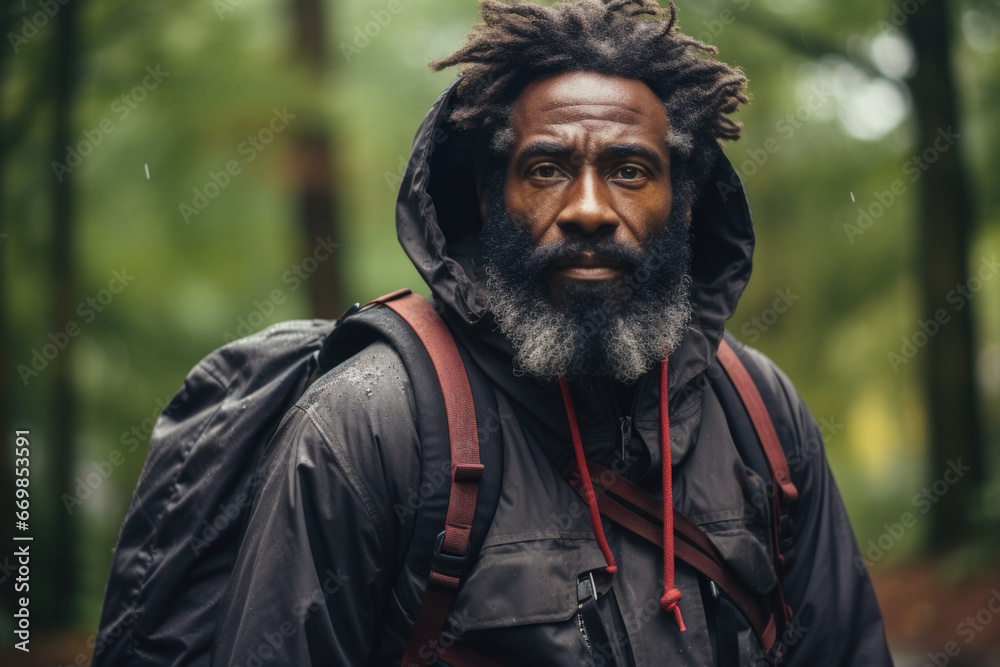 Picture of man with beard carrying backpack. Perfect for travel, adventure, and outdoor-themed designs. Picture of man with beard carrying backpack. Perfect for travel, adventure, and outdoor-themed designs.