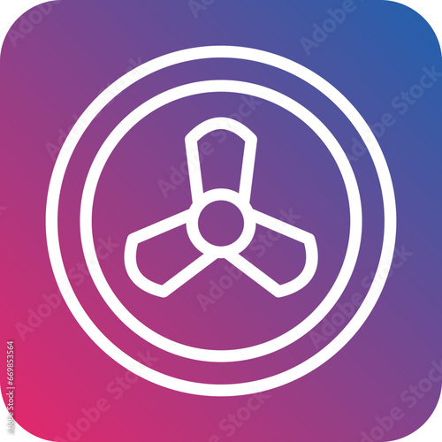 Radiation Icon Style