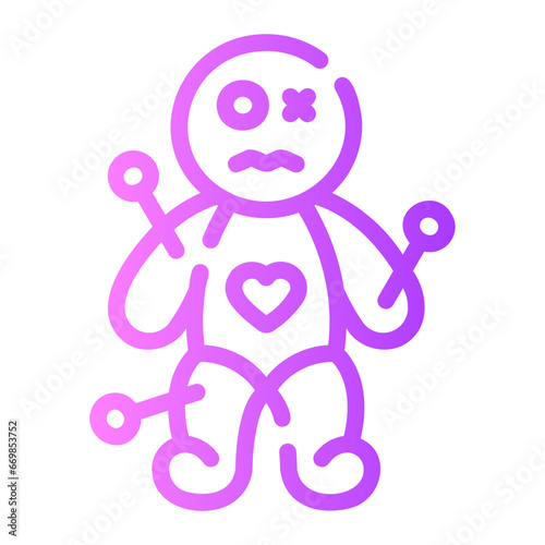 voodoo Line Gradient Icon
