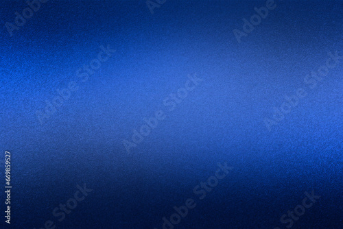 Black dark azure cobalt sapphire blue abstract background. Color gradient. Geometric shape. Wave, wavy curved line. Rough grunge grain noise. Light neon metallic shine shimmer bright. Design.