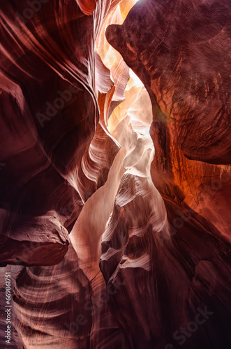 Sunray in the Antelope Canyon