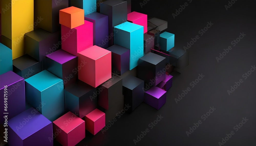 Obraz premium abstract background with squares