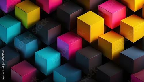 abstract background with squares