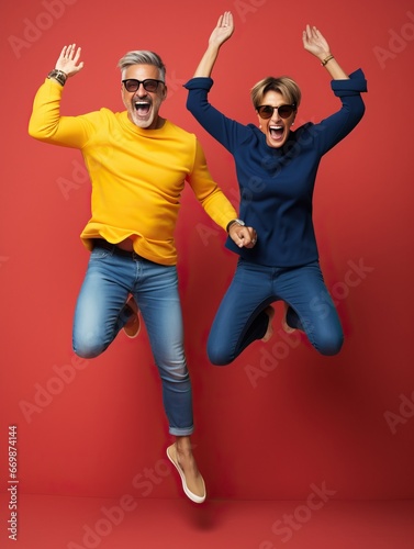 active mature couple in bri...