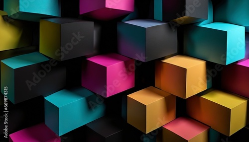 abstract background with squares