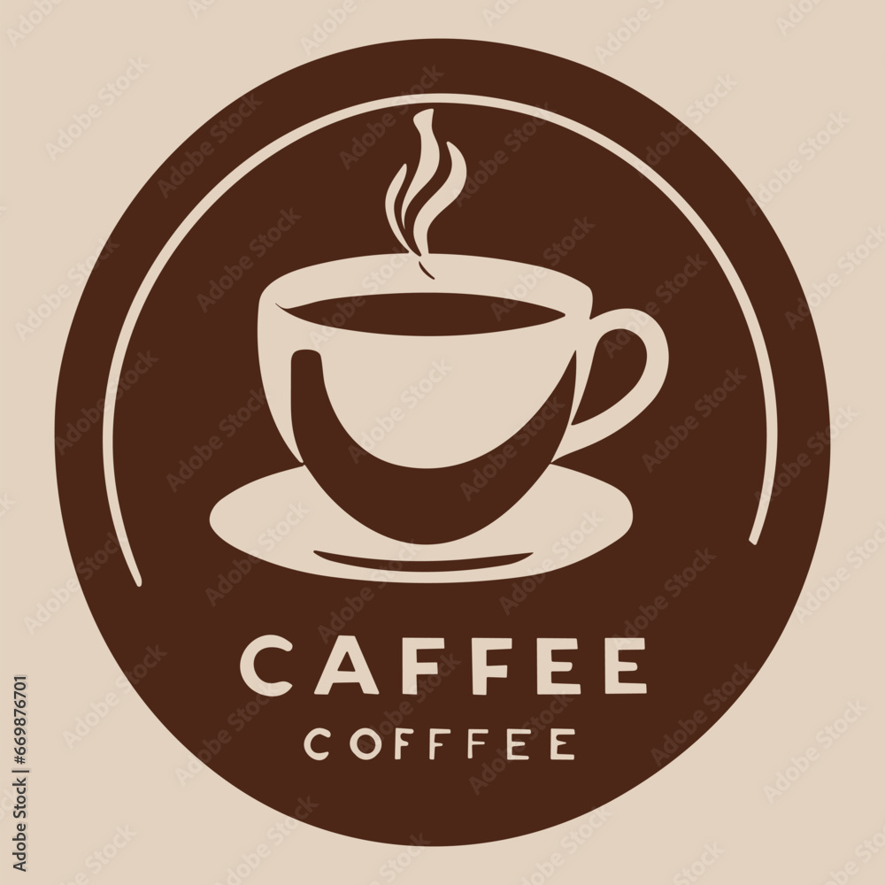 Obraz premium Coffee Logo Design Svg vector file 