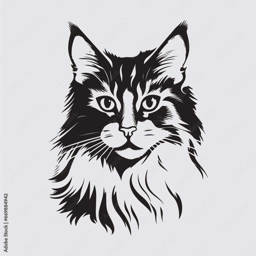 Cat Design Vector, Image, Art Cat Design Vector, Image, Art