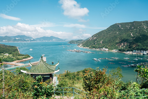 Photography Lamma Island Sok Kwu Wan village and sea view in Hong Kong