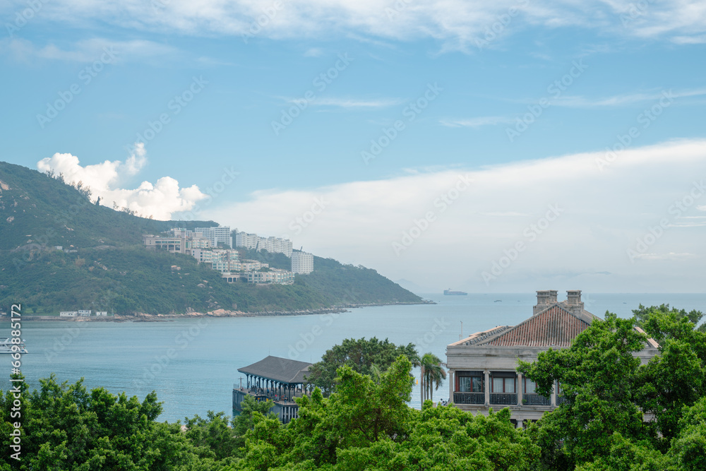 View of Stanley bay in Hong Kong