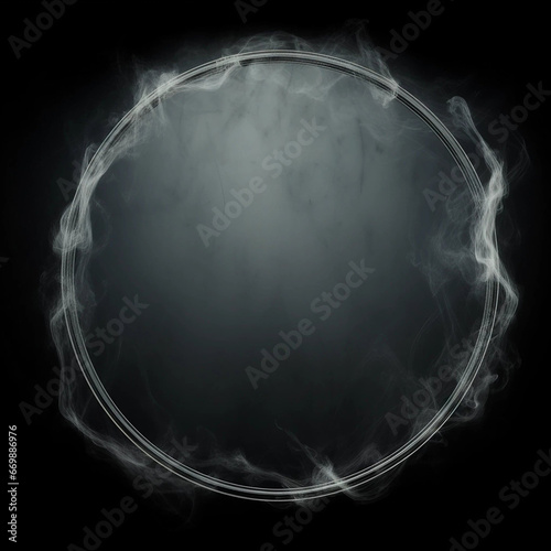 A Dark Ring Wreathed in Smoke Backdrop