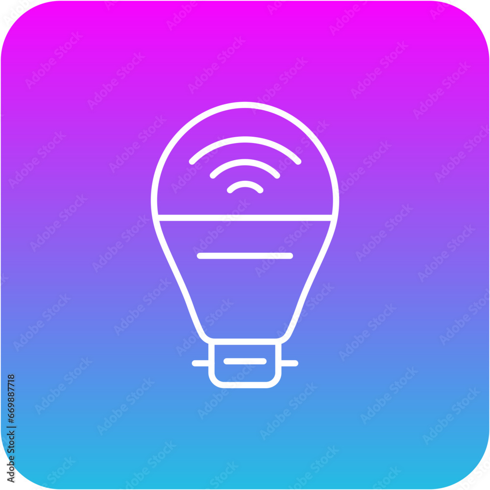 Smart Bulb Icon Smart Bulb Icon