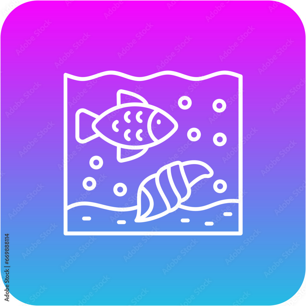 Ocean Life Icon Ocean Life Icon