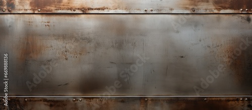 Steel plate with a metallic texture used as a background