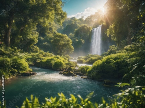 waterfall in the forest