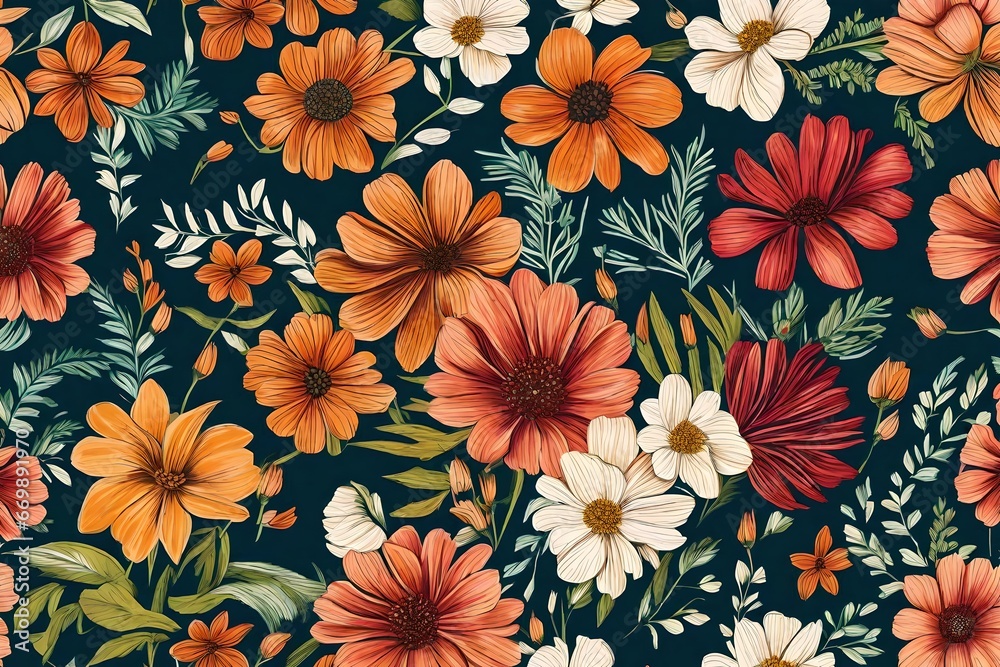 seamless floral background