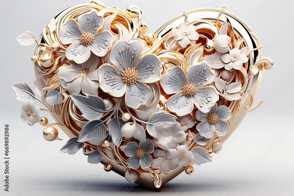 Obraz premium seashell on white background
